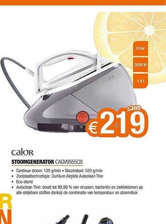 Expert Calor Stoomgenerator aanbieding
