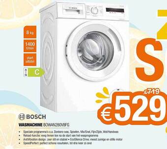 Expert Bosch Wasmachine aanbieding