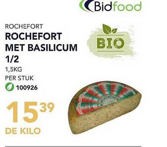Bidfood Rochefort Met Basilicum 1-2 aanbieding