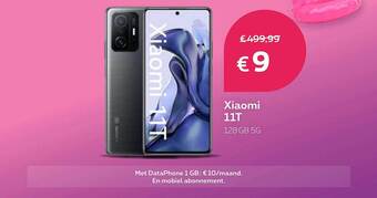 Proximus Xiaomi 11t 128 Gb 5g aanbieding