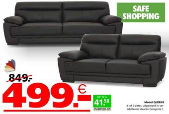 Seats and Sofas Model Queens aanbieding
