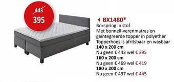 Boxspring In Stof