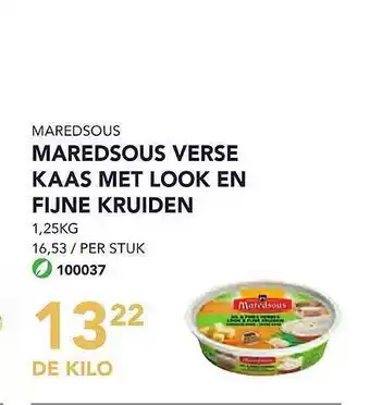 Maredsous Verse Kaas Met Look En Fijne Kruiden