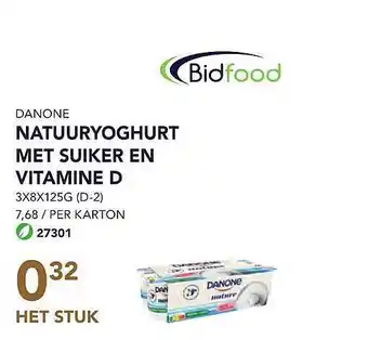 Natuuryoghurt Met Suiker En Vitamine D