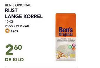 Bidfood Rijst Lange Korrel aanbieding