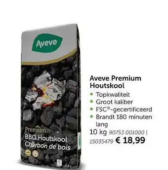 AVEVE Aveve Premium Houtskool aanbieding