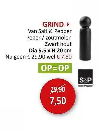 Grind Van Salt & Pepper