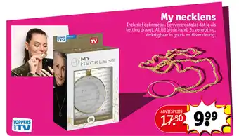 Kruidvat Toppers van TV My necklens aanbieding