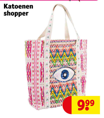 Kruidvat Katoenen shopper aanbieding