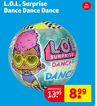 Kruidvat L.O.L. Surprise Dance Dance Dance aanbieding