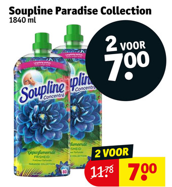 Kruidvat Soupline Paradise Collection 1840 ml aanbieding