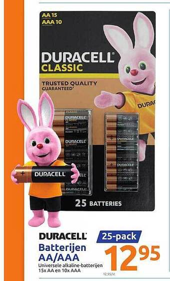 Action Duracell Batterijen Aa-aaa aanbieding