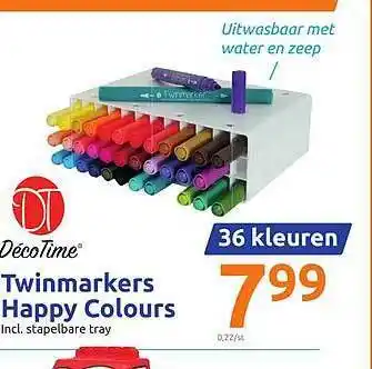 Twinmarkers Happy Colours