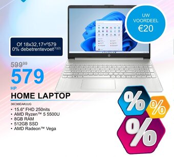 AUVA HP Home Laptop aanbieding