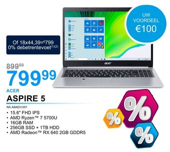 AUVA Acer Aspire 5 aanbieding