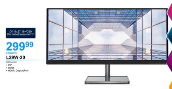 AUVA Lenovo L29W-30 aanbieding