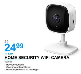 AUVA TP-Link Home Security Wifi-Camera aanbieding