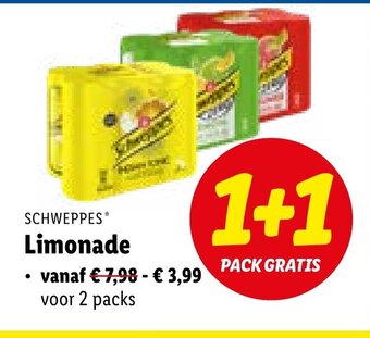 Schweppes limonade