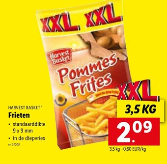 Lidl Harvest basket frieten aanbieding