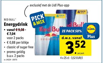 Red bull energydrink