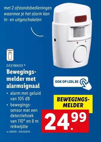 Easymaxx bewegings- melder met alarmsignaal