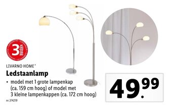 Lidl Livarno home ledstaanlamp aanbieding
