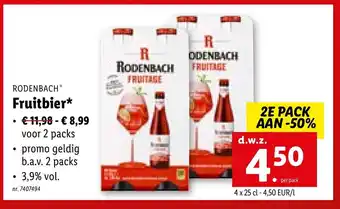 Lidl Rodenbach fruitbier aanbieding