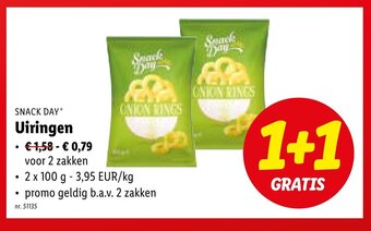 Lidl Snack day uiringen aanbieding