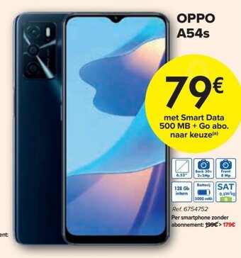 Carrefour Oppo A54s aanbieding