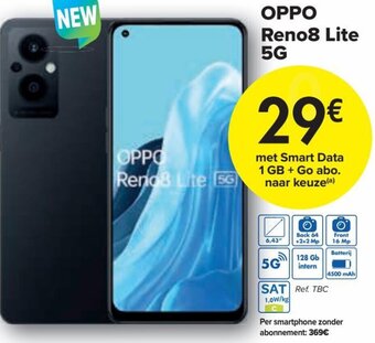 Carrefour Oppo reno8 lite 5G aanbieding