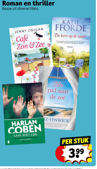 Kruidvat Roman en thriller aanbieding