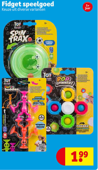 Kruidvat Fidget speelgoed aanbieding