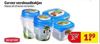Kruidvat Curver Vershoudbakjes aanbieding