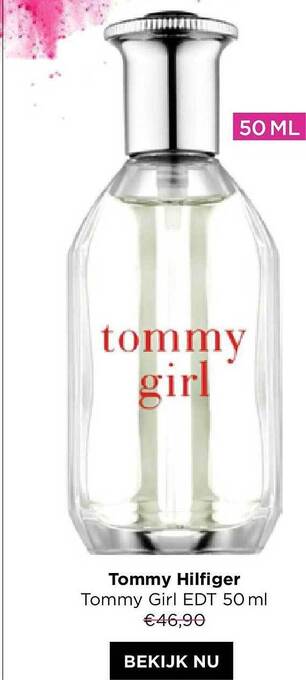 ICI PARIS XL Tommy Hilfiger Tommy Girl Edt 50 Ml aanbieding