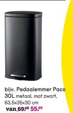 Leen Bakker Pedaalemmer Paco 30l aanbieding
