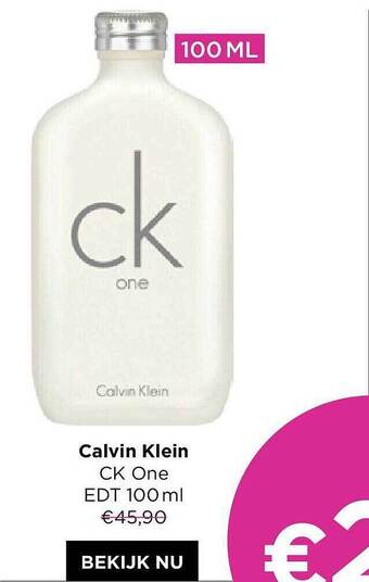 Calvin Klein Ck One Edt 100 Ml