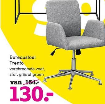 Leen Bakker Bureaustoel Trento aanbieding