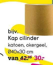 Leen Bakker Kap Cilinder aanbieding