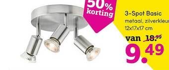 Leen Bakker 3spot Basic aanbieding