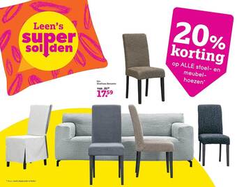 Leen Bakker Stoel En Meubelhoezen aanbieding