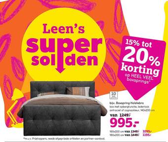 Leen Bakker Boxspring Holstebro aanbieding