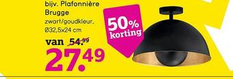 Leen Bakker Plafonnière Brugge aanbieding