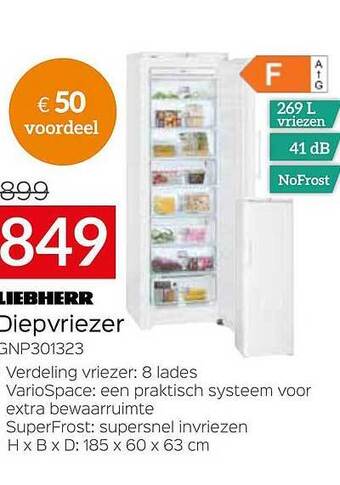 Selexion Liebherr Diepvriezer aanbieding