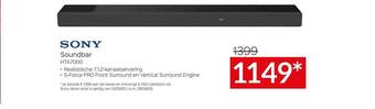 Selexion Sony Soundbar aanbieding