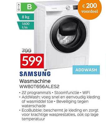 Selexion Samsung Wasmachine aanbieding