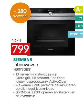 Siemens Inbouwoven