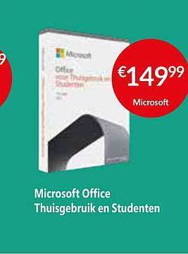 Selexion Microsoft Office Thuisgebruik En Studenten aanbieding
