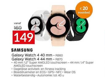 Selexion Samsung Galaxy Watch aanbieding