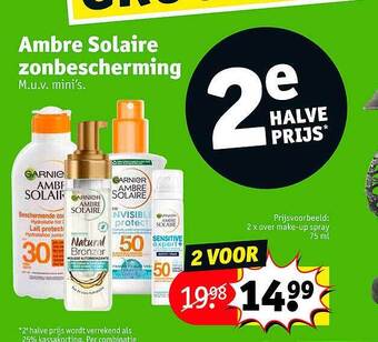 Kruidvat Ambre Solaire Zonbescherming aanbieding