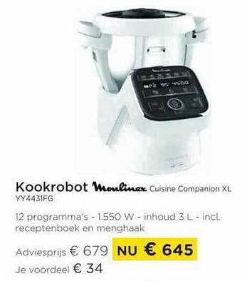 Molecule Kookrobot Moulinex aanbieding